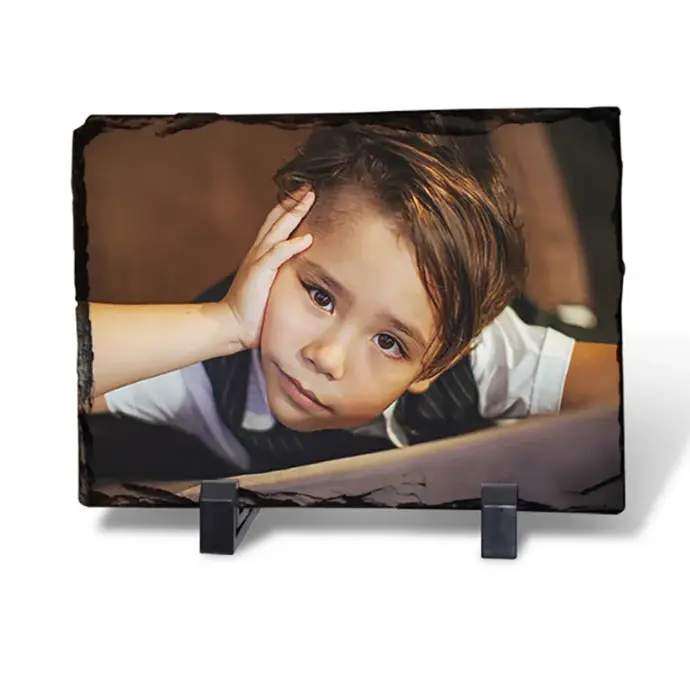 Rettangolo in ardesia 15 cm x 10 cm