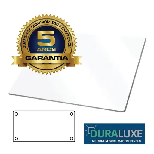 [DUNP7-H4-0-200-100WG] DURALUXE NP7 200mm x 100mm (Wit Glanzend, 4mm)