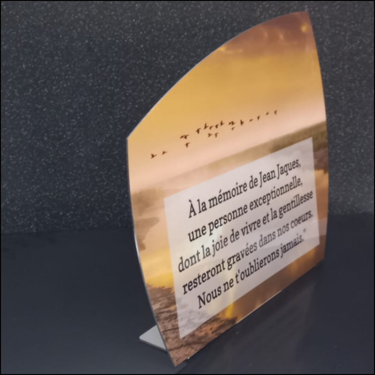 DURALUXE Photo Stand 250mm x 200mm Model A