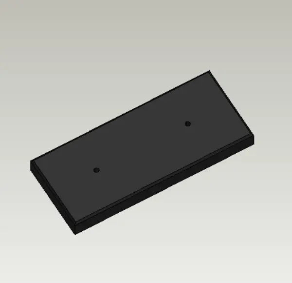 Sokkel in graniet (type B) 240mm x 110mm x 18mm