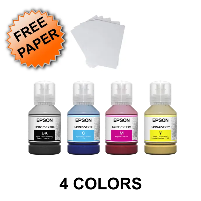 EPSON 4-KLEURENPAKKET + GRATIS PAPIER A4