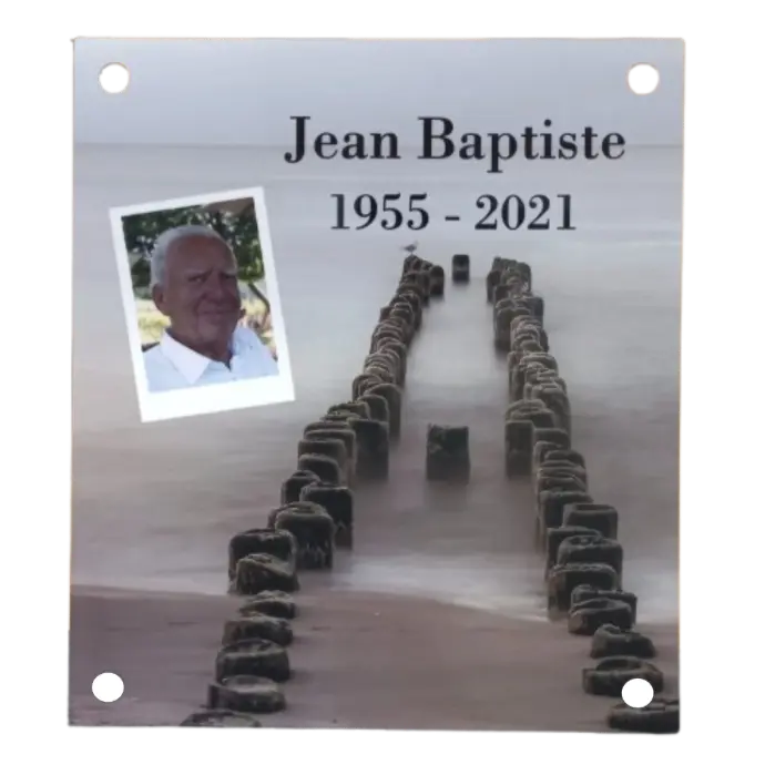 Duraluxe plaque de columbarium 30cm x 34cm