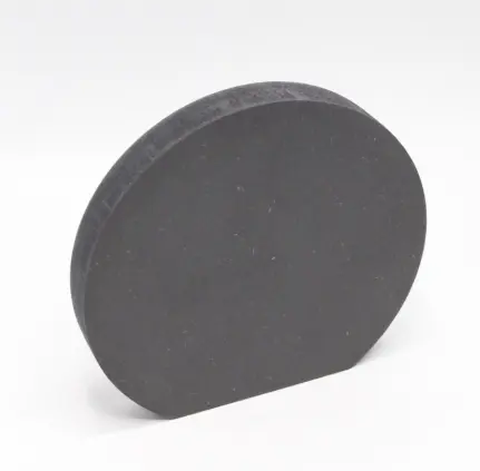 Fotoblok 18mm Zwart rond (incl Sublimatieplaatje Sublista)