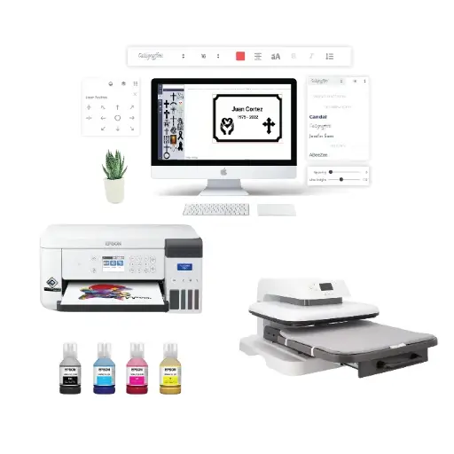 Standard with automatic heat press 38cm x 38cm