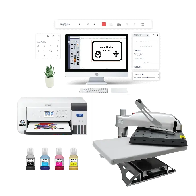 Expert with heat press 60cm x 40cm