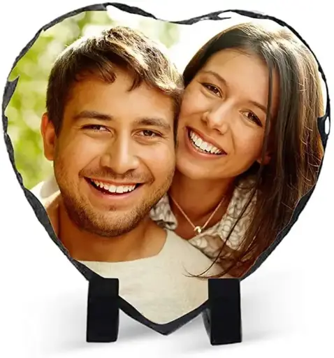 [SLHA-015-015] Coeur d'ardoise 15cm x 15cm