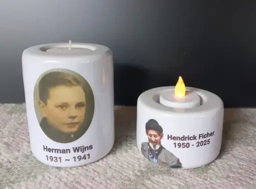 [CETH-075-045] porta-velas de cerâmica 7,5cm x 4,5cm